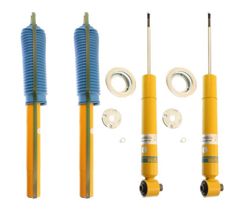 BMW Suspension Strut and Shock Absorber Assembly Kit - Front and Rear (B6 Performance) 33522226592 - Bilstein 3810170KIT